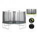 Батут  EXIT Twist 427 см green/gray - фото №3